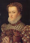 Francois Clouet Elisabeth of Austria,queen of France (mk05) Sweden oil painting artist